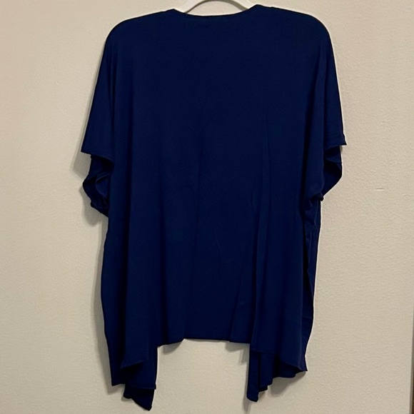 🌼4 for $20!🌼FREE TO LIVE Women’s Navy Open Cardigan, NEVER WORN, Size Small - Picture 2 of 6